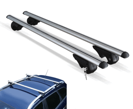 Menabo Brio 120cm Roof racks for Raised Rails